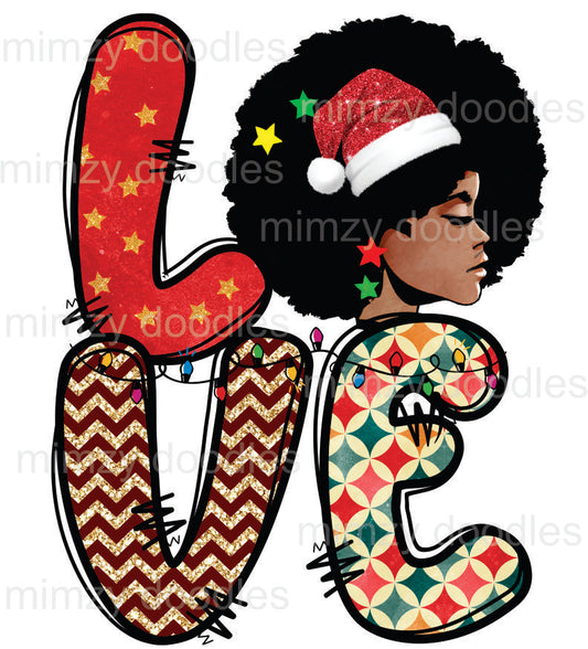 Holiday Afro "LOVE"