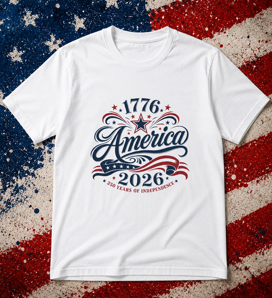 250 Years eagle DTF print