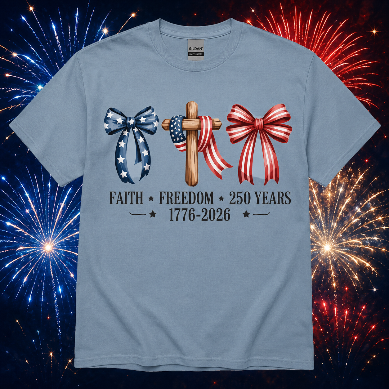 faith freedom coquette ribbons