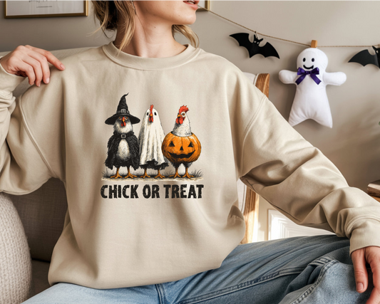 Chick or Treat Sweatshirt