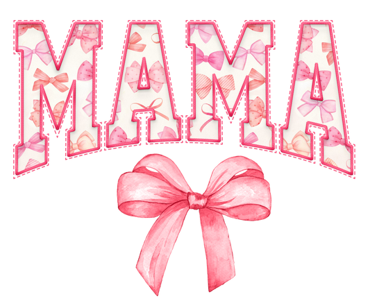 mama with bow