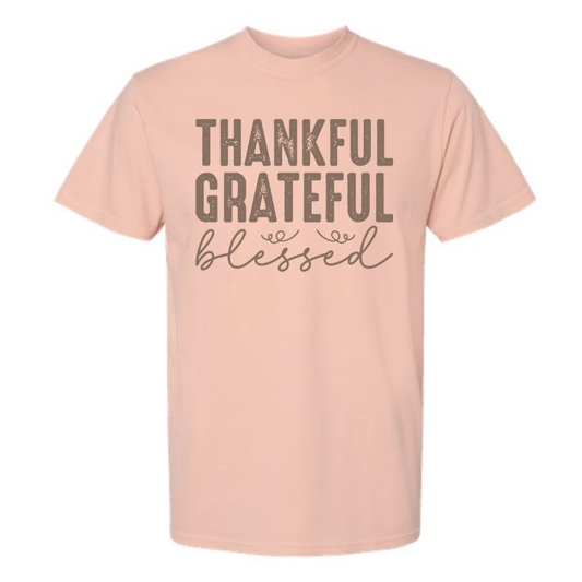 Thankful Grateful Blessed