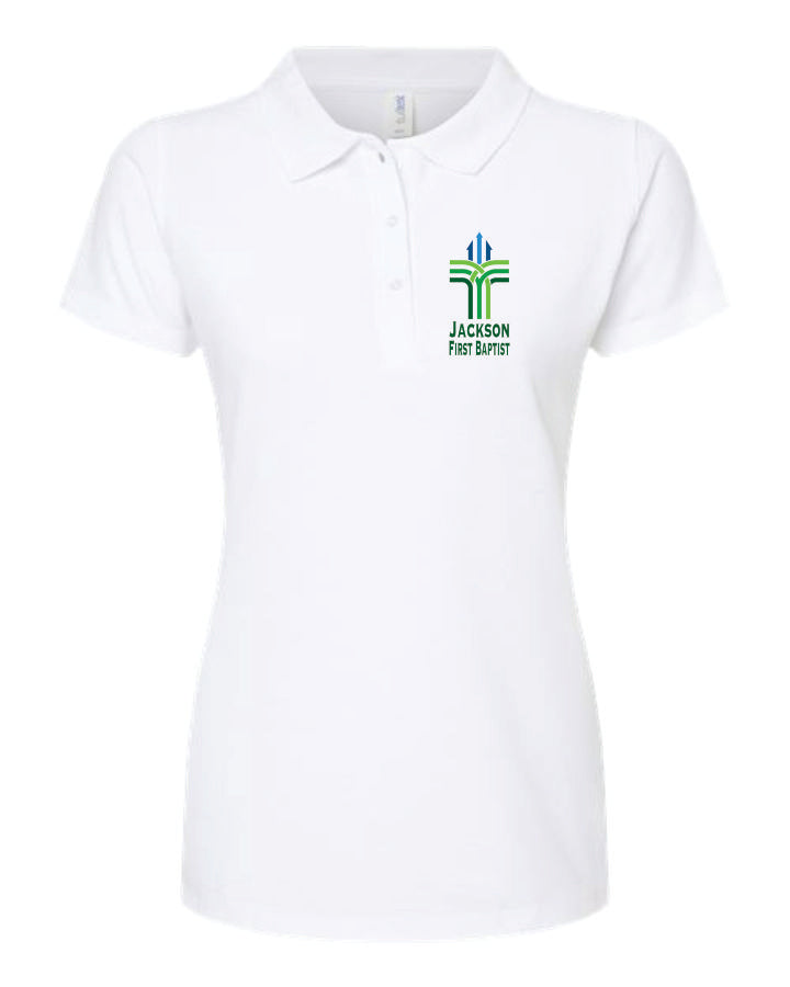 Womens Navy or White Polo Shirt