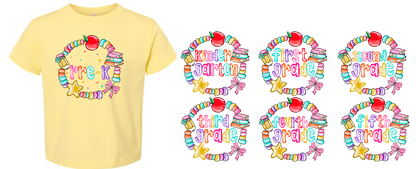 Bracelet back to school shirt