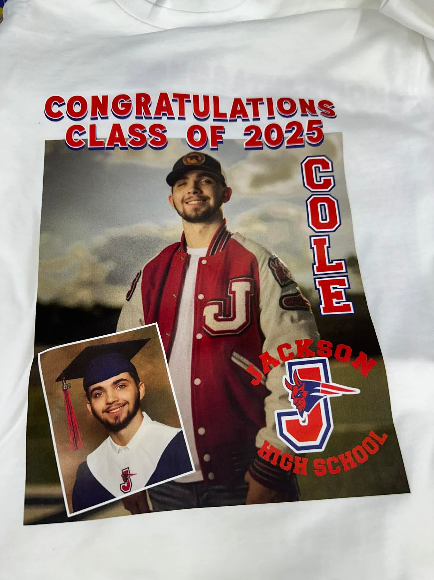 Full Color Custom Graduation Tees